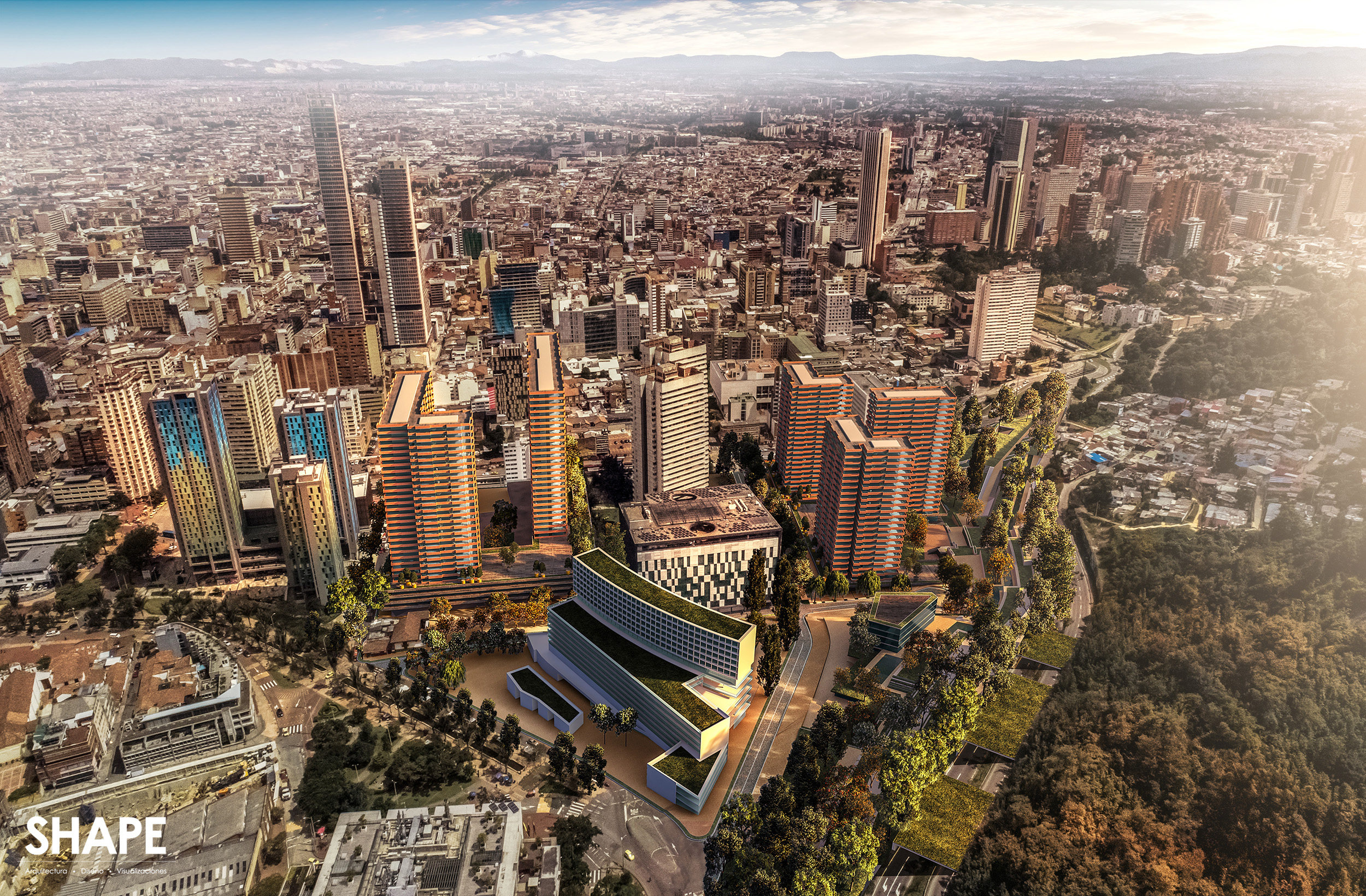 Simulaciones 3D en la ciudad de Bogotá